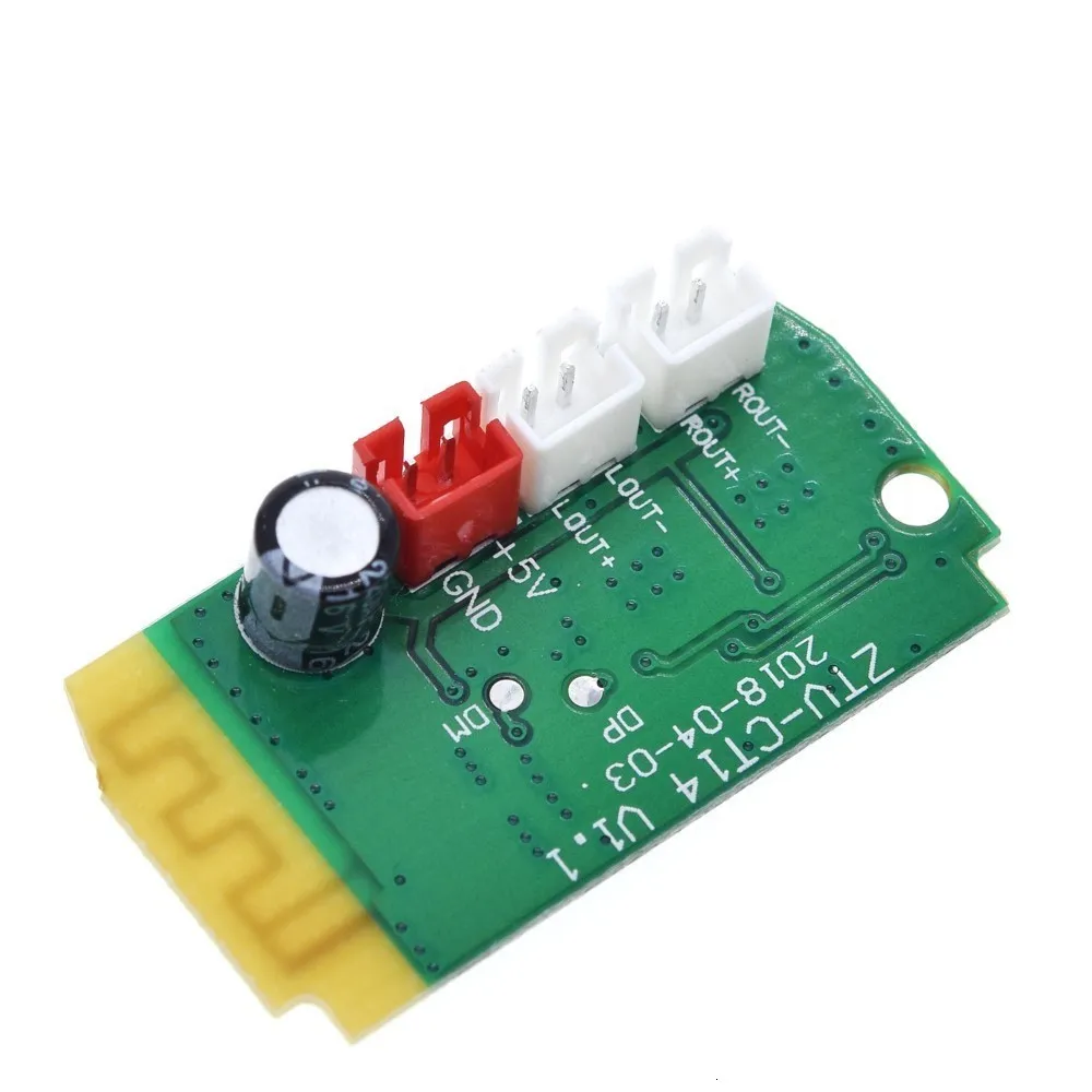 TZT DC 3,7 в 5 в 3 Вт цифровой аудио усилитель доска двойная пластина DIY Bluetooth динамик модификация звука музыкальный модуль