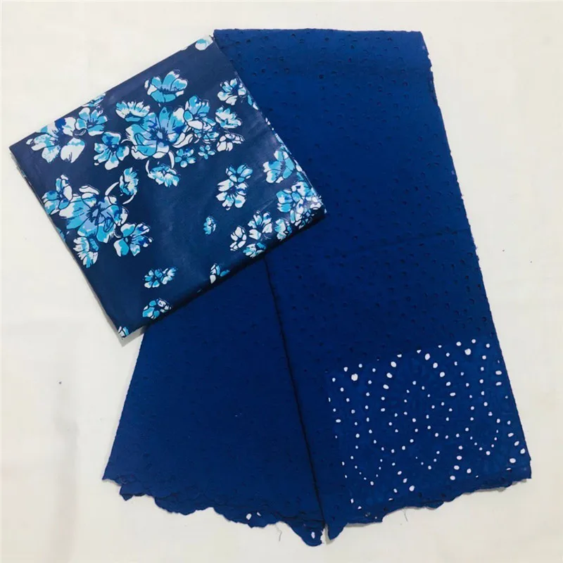 

3+2.5 Swiss voile lace fabric 2019 latest heavy embroidery African java wax cotton popular Dubai style XM073002