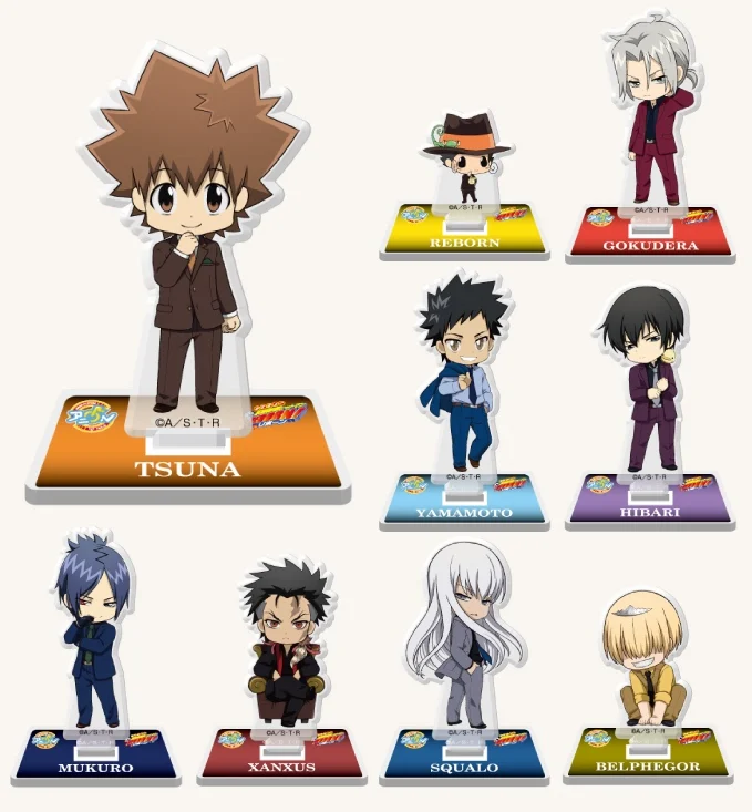 Anime HITMAN REBORN! Gokudera Hayato Hibari Kyoya Acrylic Stand Figure  Model Plate Display Tabletop Decor Cosplay Cartoon Gift|Trang Phục Anime| -  AliExpress