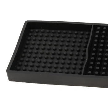 

Rubber Bar Service Mat Water Proof Bar Mat Cocktail Cup Coaster Tool 60x8cm