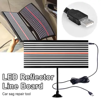 

LED Reflector Line Board Light Paintless Dent Lamp Repair Tools Detector for Car Body