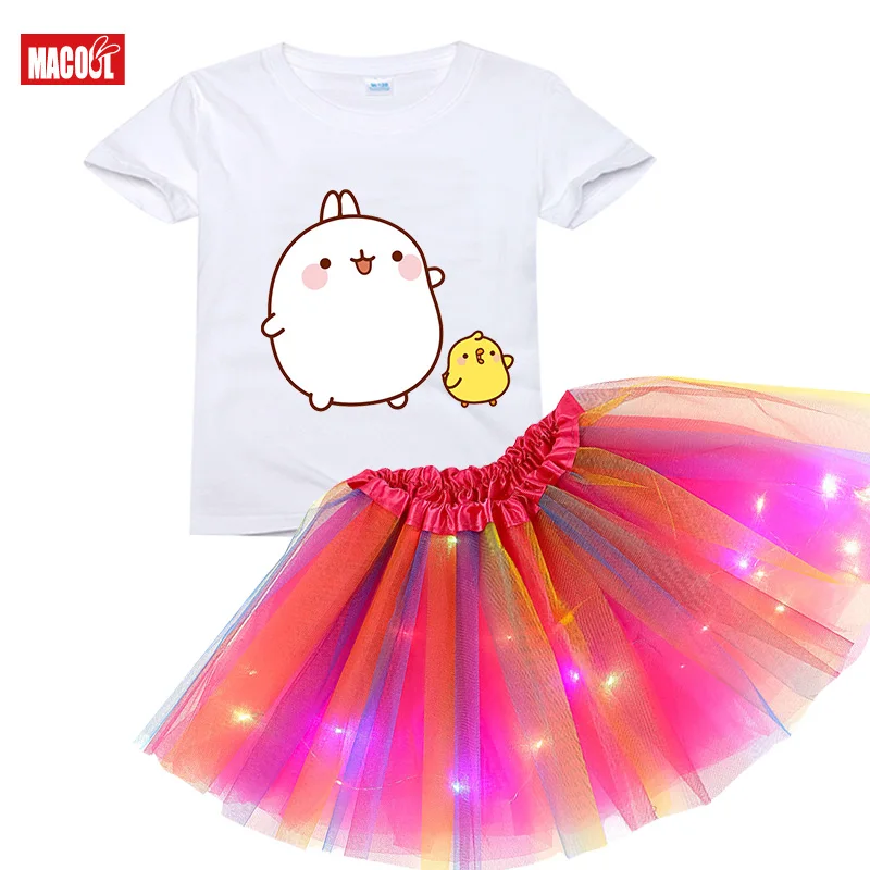 

Girl Birthday Tutu Dress Set Birthday T Shirt Summer Dress Girl Kids Dress Set Party Light Christmas Dress Little Girl Costume