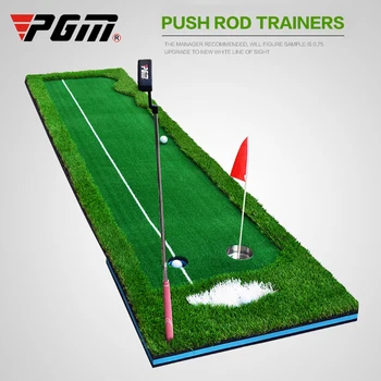 

PGM Golf Practice Blanket Trainer Golf Putter Set Green Fairway Golf Cart for Office Backyard Golf Training Aids