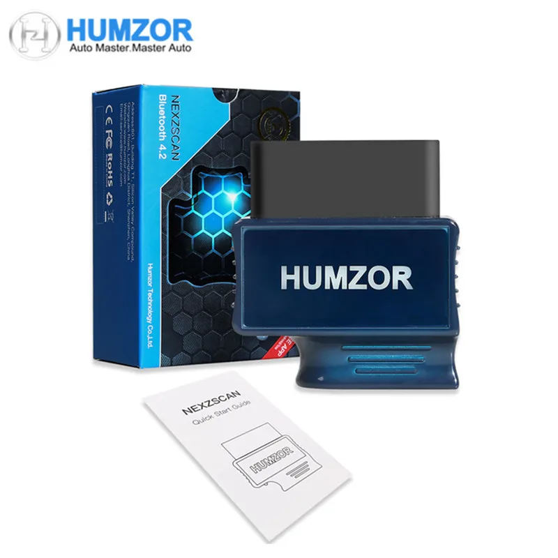 HUMZOR NEXZSCAN считыватель кодов нового поколения Bluetooth 4 2 автомобильный OBD2