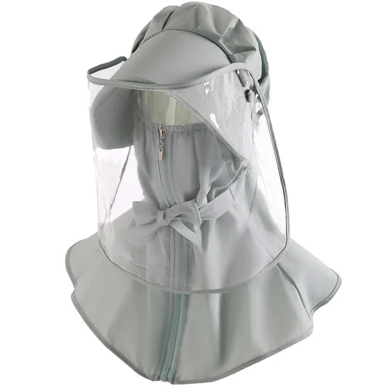 

Child Protective Masks Anti-Epidemic Droplets Removable Hat Summer Sun
