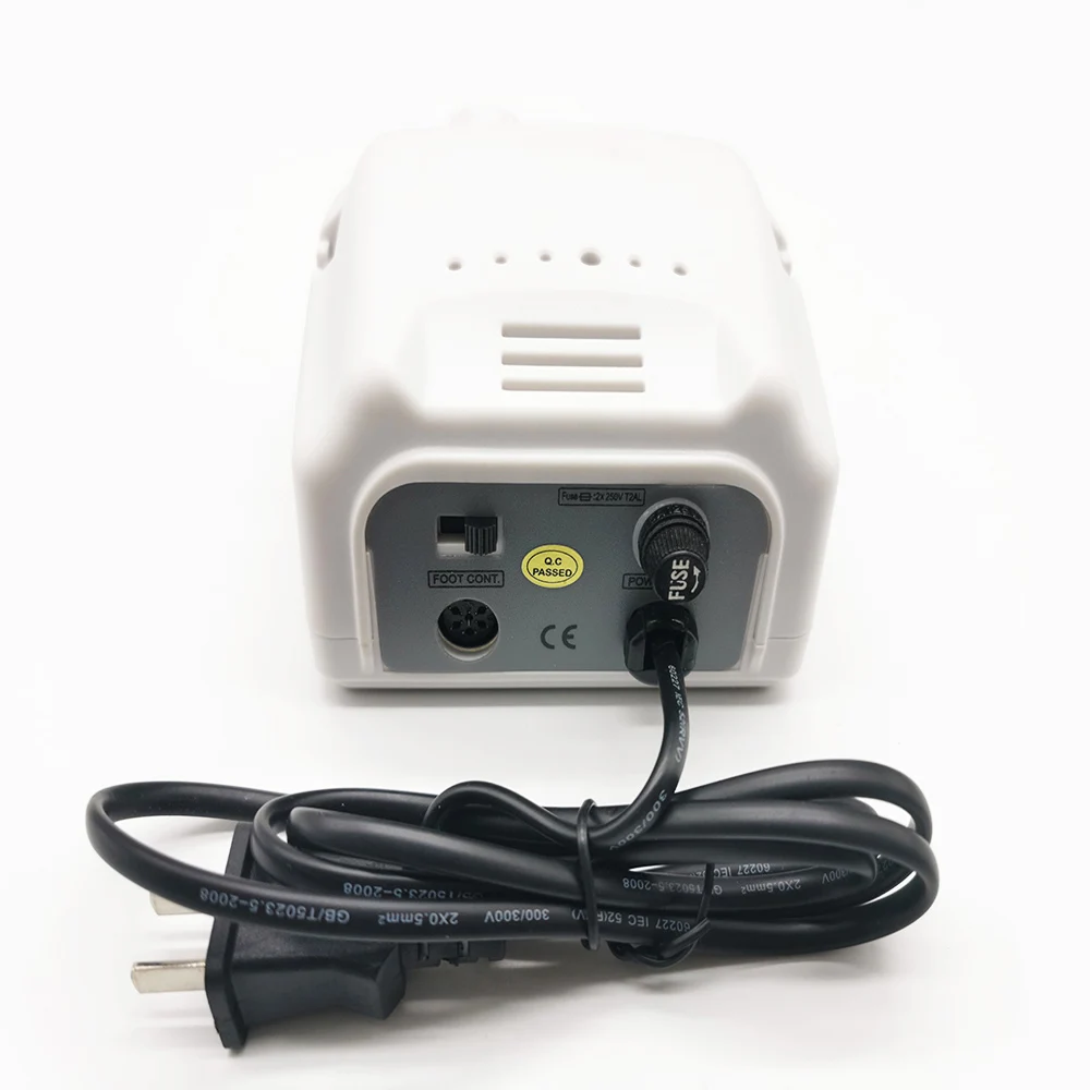 65W Strong 207B control box 35000RPM Strong 102L blue Micromotor Handpiece Electric Nail Drill Manicure Machine Nail Art Tools