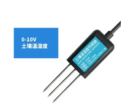 Soil Moisture Sensor Temperature and Humidity Detector Conductivity EC Salt Soil Tester Moisture Content Transmitter 