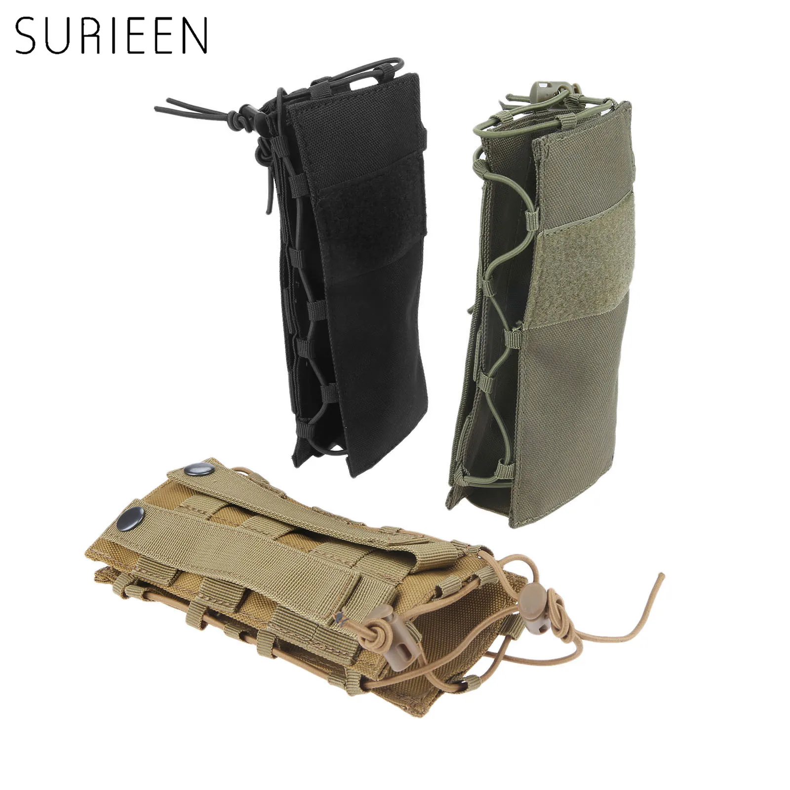 

Tactical Water Bottle Pouch Nylon Military Molle Adjustable 2L Water Bags Hunting Camping Hiking Kettle Bag Magazine Mag Pouches