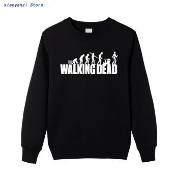

sweatshirts for men 2019 autumn Walking Dead letter printed funny unisex casual men's sportwear o neck pullovers hoodies top93