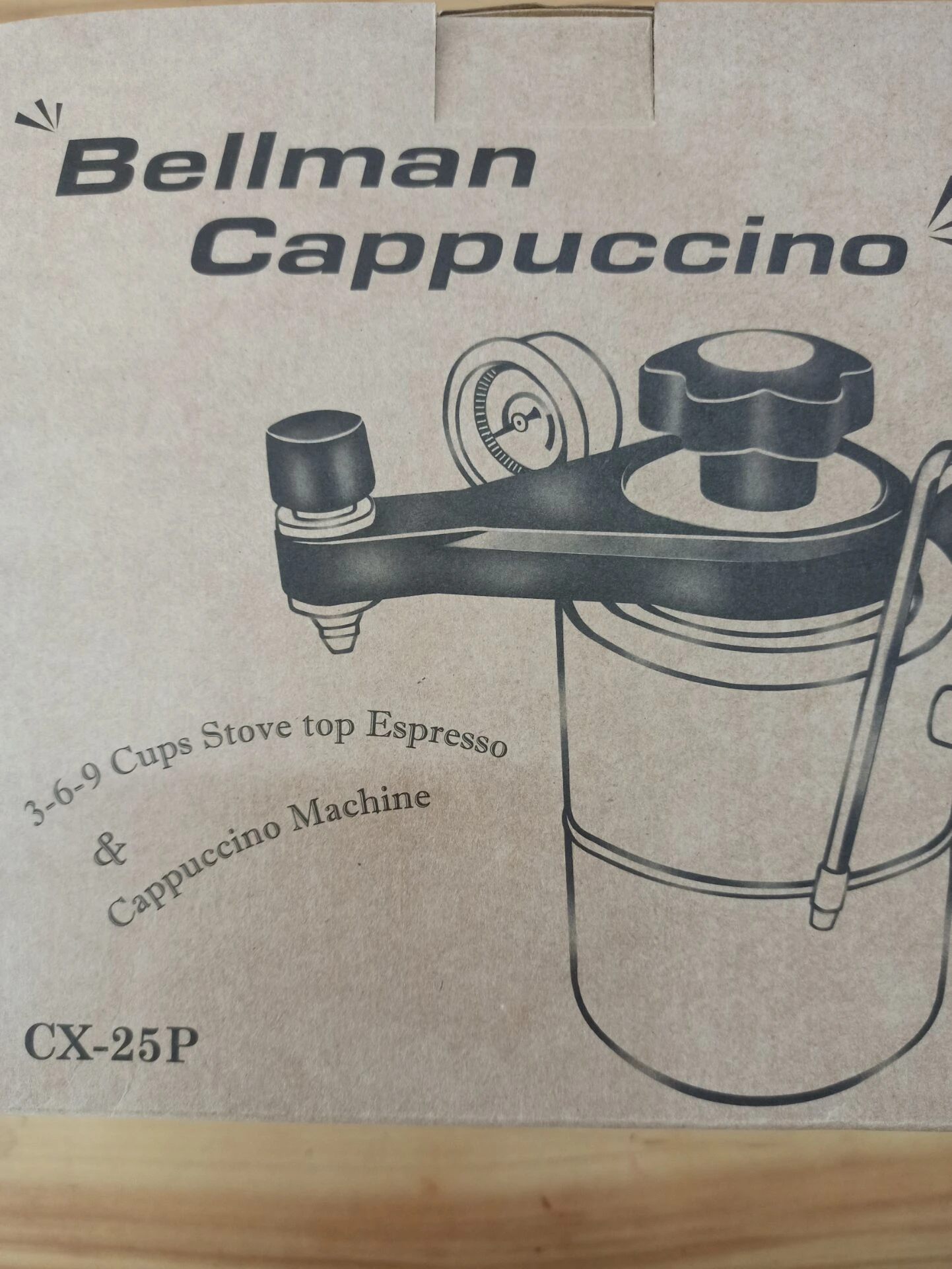 Espresso Cappuccino Cx25p Bellman Stovetop Model Dual Valve System