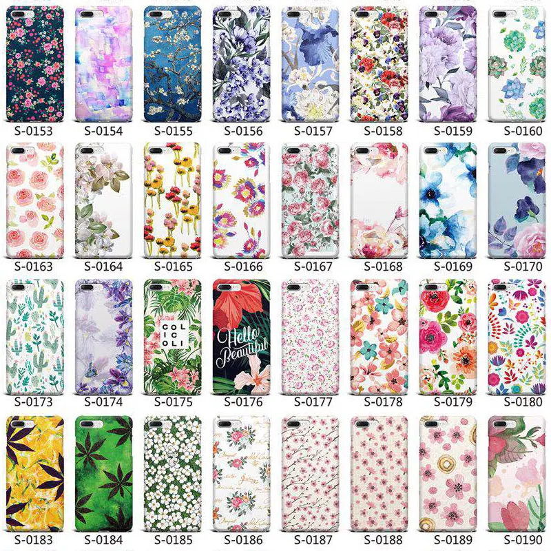 

Flowers Stickers for Xiaomi 8 9 9se MIX2S MIX3 PLAY 5S 6X 5PLUS 6A 6pro Note 5 7 Back Film Protective Cover Stickers Phone Color