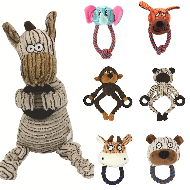 Dog-Chew-Toy Puppy-Toys Squeak Interactive Pets-Products Plush Small Dogs Bite-Resistant