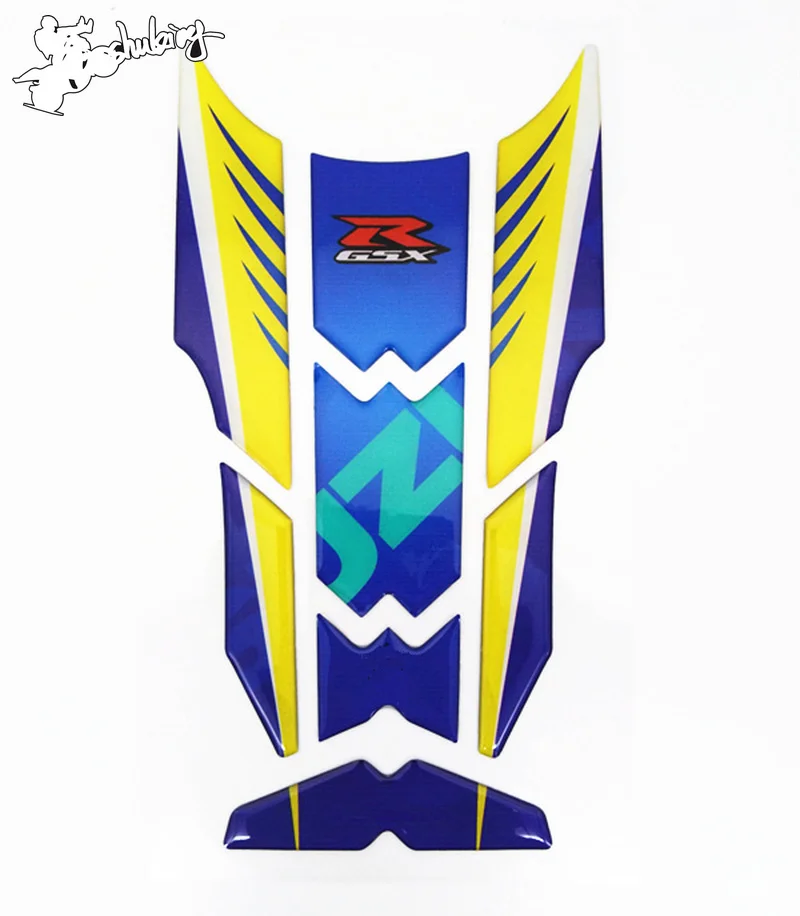 

3D Motorcycle Protective Tankpad Motocross Decal Fuel Tank Pad Stickers Case for GSX-R R125 R250 R600 R750 R1000 1300R