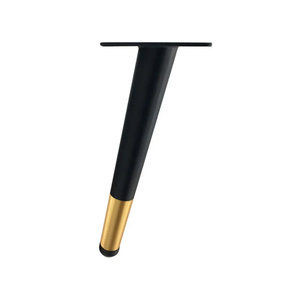 

20cm Furniture Leg Strong Bearing Cupboard Universal Stable Wardrobe Hotel Cabinet Floor Tapered Iron Sofa Bed Chairs Home