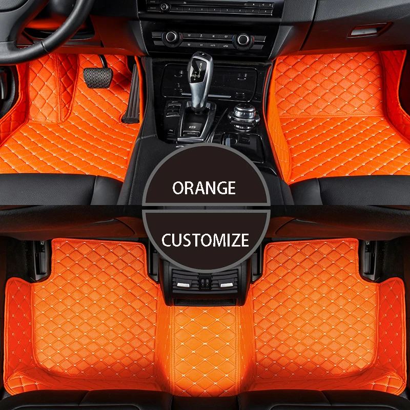 

Автомобильные коврики для Smart 451 453 Fortwo Forfour под заказ, водонепроницаемые кожаные Коврики для ног, автомобильные аксессуары