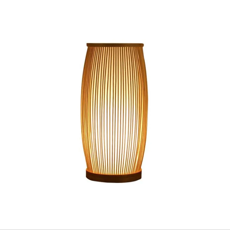 table lamp Современная китайская плетеная ручная вязаная настольная лампа для фойе кровати комнаты Бар Декор квартиры креативный настольный свет 1913 - Цвет абажура: table lamp