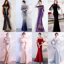 Сексуальный вырез «сердечко» оборки вечерние платья Vestidos очаровательные Сплит Бальные платья русалки H198 больше стиля