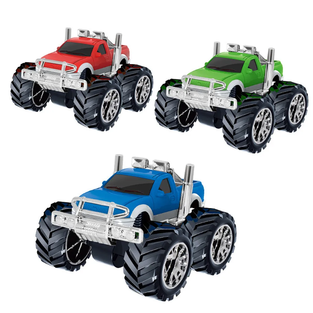Inertia Four-Wheel Drive Off-Road Vehicle Mini Construction Vehicle Simulation Model Toy Baby Car Gifts #B
