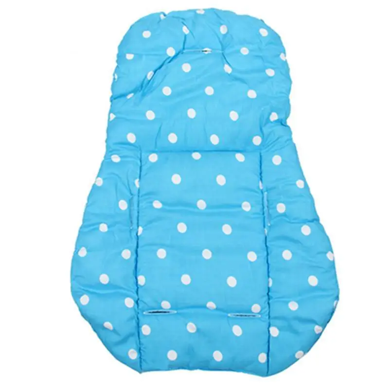 

Thick Baby Infant Stroller Car Seat Pushchair Cushion Cotton Cover Mat Blue