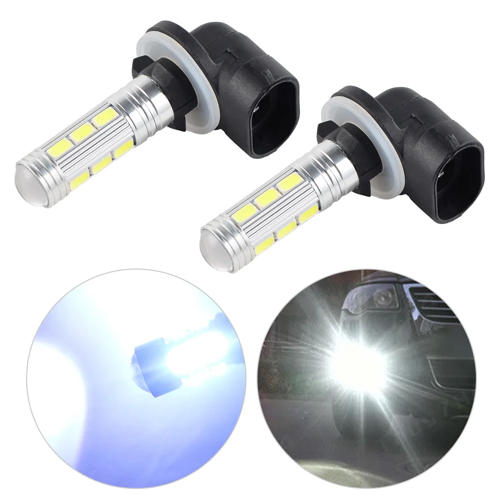 

2pcs 6000K White High Power 881 862 884 885 LED Bulb Fog Driving Light Lamps
