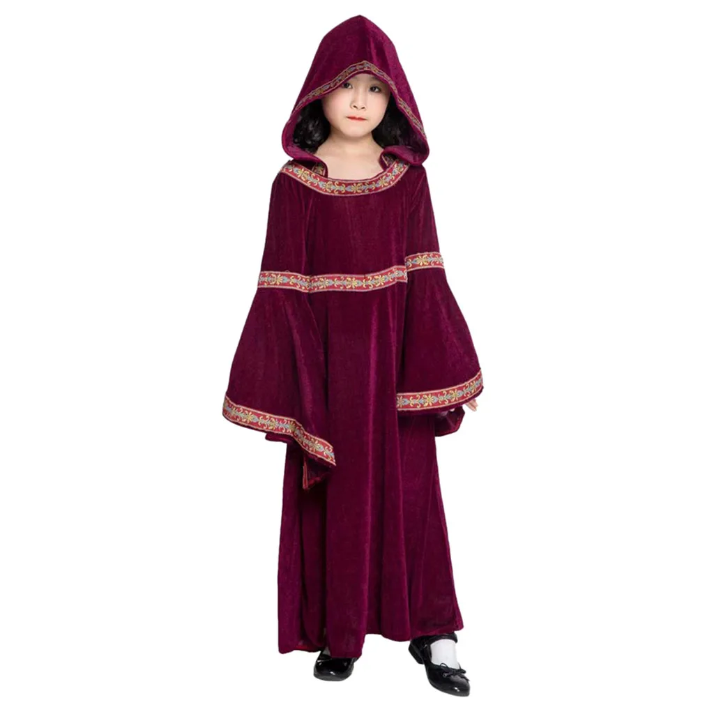 Nieuwe Meisjes Vestidos Jurk винтажные Rode Lange Mouwen Princess Jurken вечерние элегантные Jurk Kinderen Jurken Voor Meisjes 10