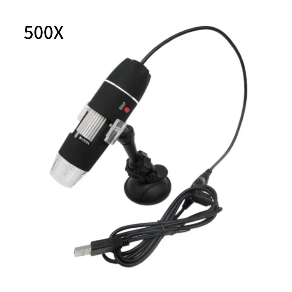 

500/1000/1600X 8 LED Digital USB Microscope USB Endoscope Camera Microscopio Magnifier Electronic Stereo Tweezers Magnification