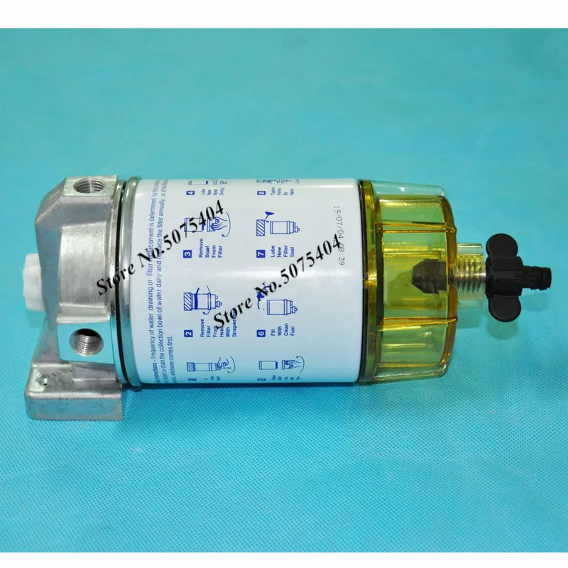 S3227 Outboard Marine Boat Fuel Filter Diesel Fuel Water Separator filter Assembly Marine Engine Boat 10 Micron 320R-RAC-01