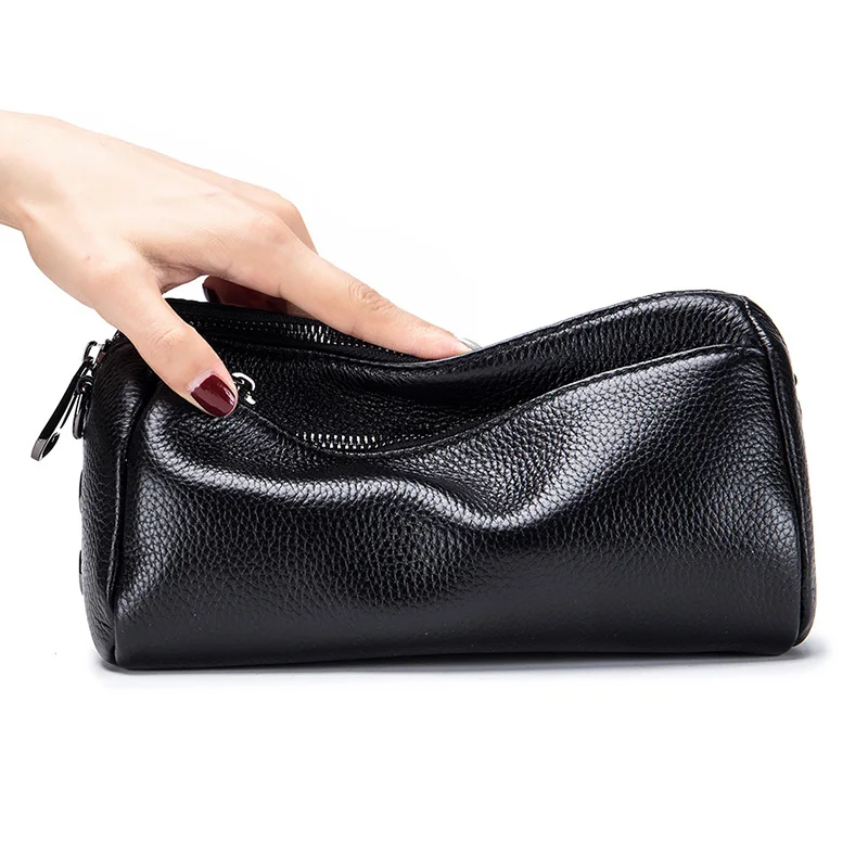 RanHuang New 2021 Women's Genuine Leather Shoulder Bags High Quality Cow Leather Small Messenger Bags Fashion Crossbody Bags Red