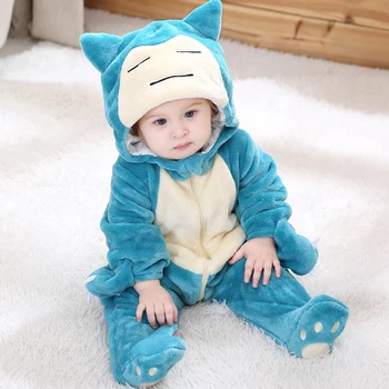 

Baby Romper Infant Cute Clothes 0-2 New Born Boy Girl Cartoon Fun Costume Pajama Soft Warm Outfit Baby Jumpsuit Outfit