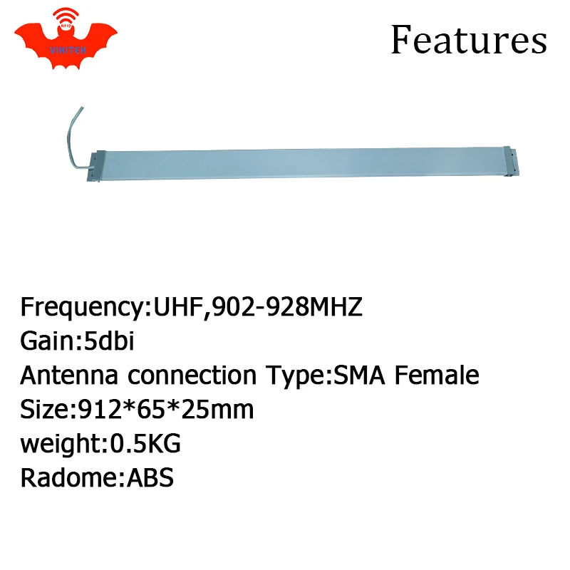UHF RFID лента тонкая антенна VA906 915 МГц средний диапазон 920 925 М самообслуживания