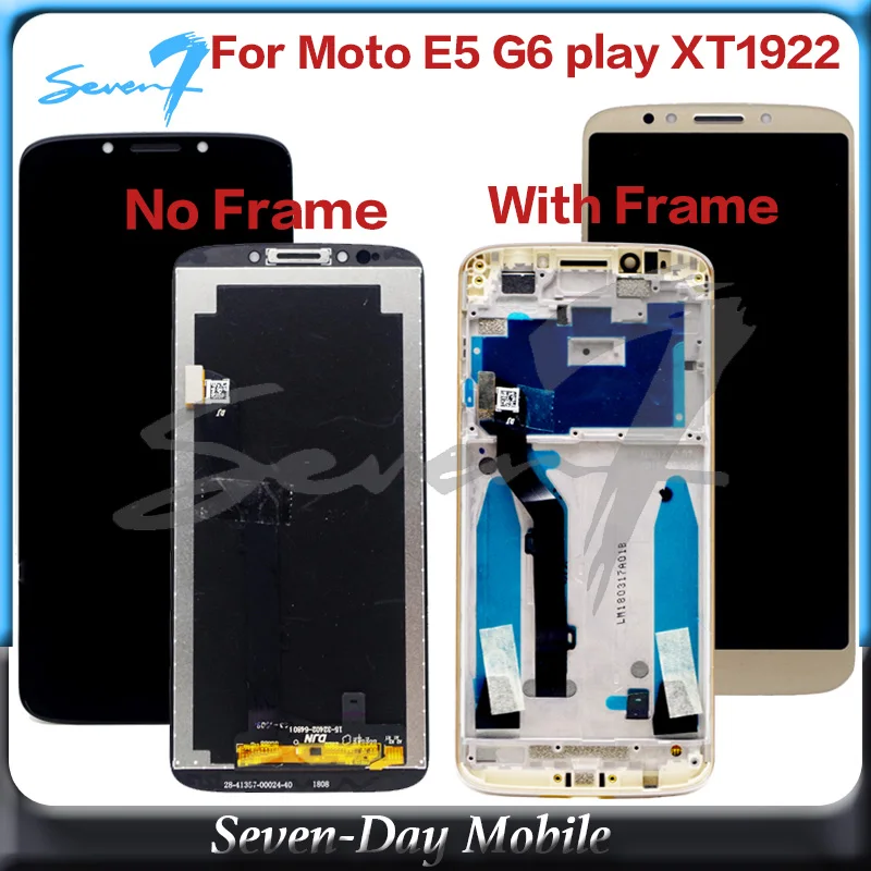 Протестированный ЖК-экран для Motorola Moto E5 G6 play XT1922 XT1922-3 ЖК-дисплей с сенсорным экраном в сборе