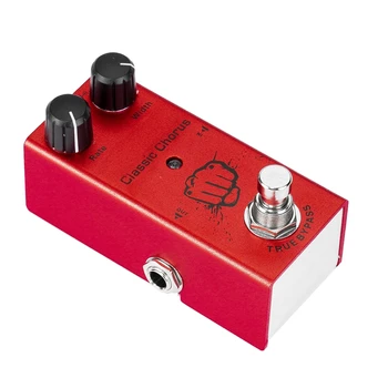 

Classic Chorus Guitar Effects Pedal Gain/Level/Tone Knob High Low Frequency Effect Pedals with True Bypass Switch