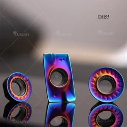10 pces apmt1135pder apmt1604 h2 tt rpmt10t3 rpmt1204moe js carboneto insere original dasan nano lâmina de trituração azul para 45 aço a3