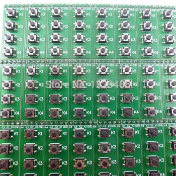 

24pcs Universal DC 0-48V 4 key push button switch Module Keyboard Matrix Board for PIC PLC ARM FPGA CPLD MCU Development Board