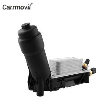 

Carrmovil Engine Oil Filter Adapter Housing Oil Cooler Fit For 2011-2013 Chrysler Dodge Jeep 3.6L V6 Engine 5184294AE