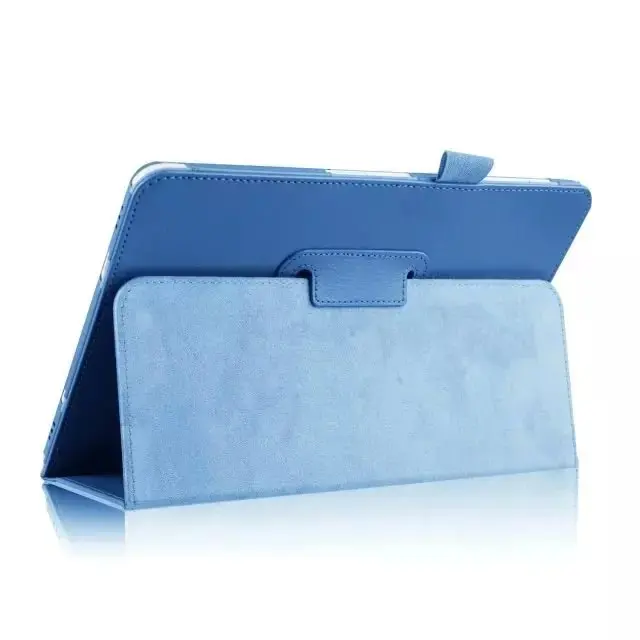 Premium Folio Soft Leather Stand Holder Tablet Case - Full Body Protective Cover