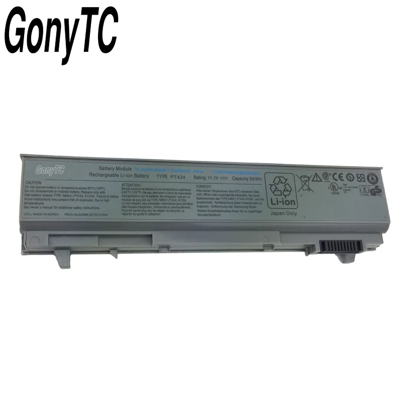 GONYTC PT434 Original Laptop Battery For DELL Latitude E6410 E6510 E6400  E6500 M2400 M4400 M6400 W1193 KY477 U844G - AliExpress