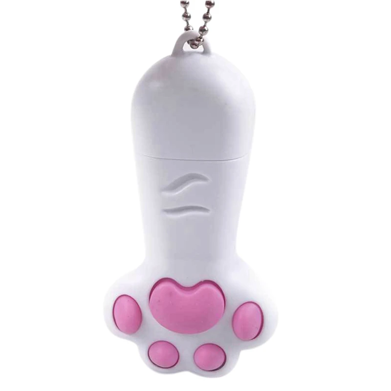 Многофункциональная игрушка-Дразнилка для кошки USB Перезаряжаемый светильник-указка флэш-светильник UV, забавная тренировочная игрушка для кошек - Цвет: W