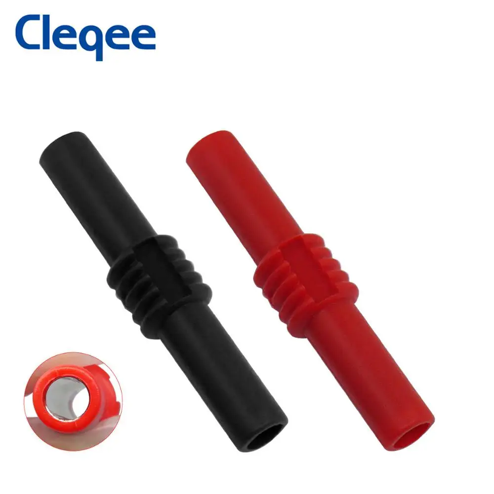 

Cleqee P7023 10 шт. 4 мм Банановая розетка Женский адаптер удлинитель изолированный банановый цвет