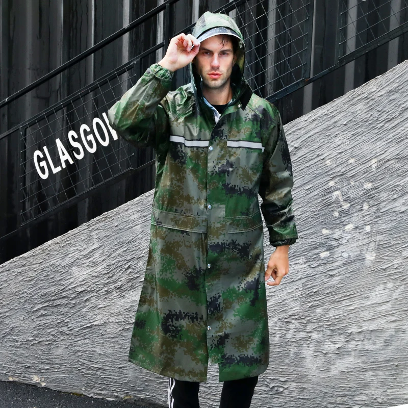 Bike Waterproof Scooter Raincoat Jacket Set Travel Outdoor Overall Survival With Hood Regenjacke Rain Poncho JJ60YY | Дом и сад