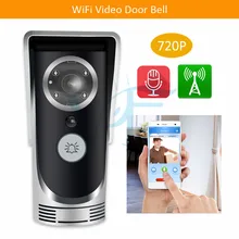 Darmowa wysyłka 720P srebrzyste porteiro eletronico interfone wideo interkom bezprzewodowy 1MP wideodzwonek wifi domofon domu VF-DB01