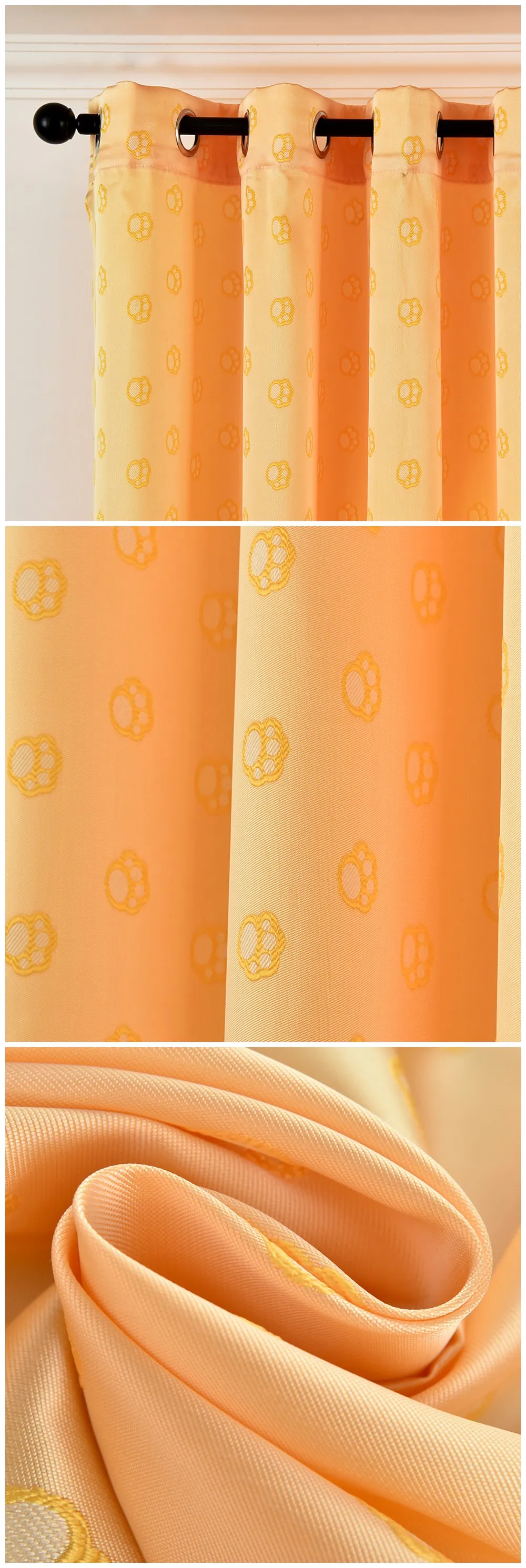 NAPEARL 1 шт. собачьи кошачьи когти жаккардовые короткие подзоры Новые шторы спальня кухня втулка тип изделия домашний декор полу тени