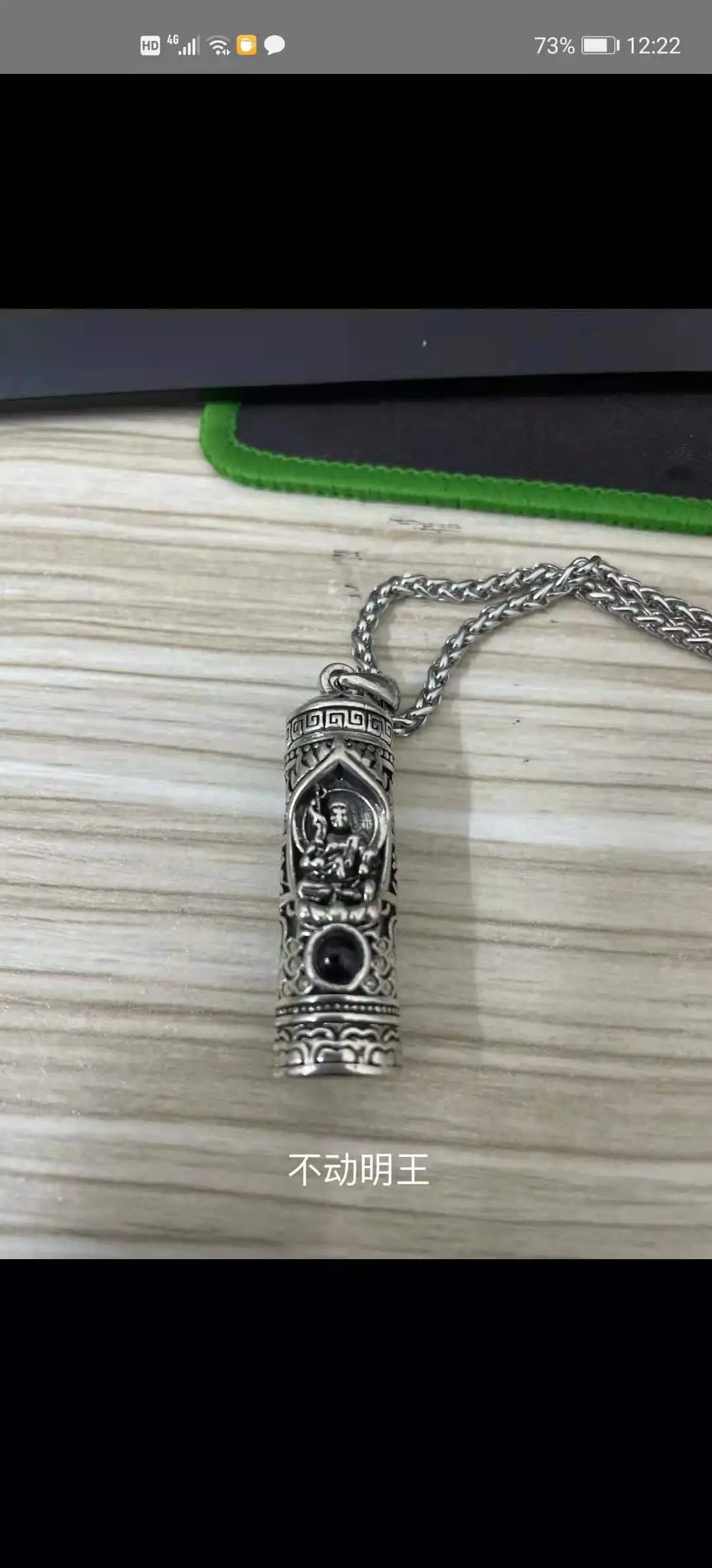 Buy M Men Style Religious Lord Buddha Meditating Yoga Buddhist Jewelry  Silver Steel Pendant Necklace Online at Best Prices in India - JioMart.