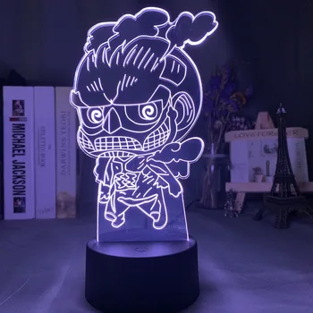 

3d Night Light Attack on Titan Figure Nightlight for Child Bedroom Decoration Light Touch Sensor Desk Night Lamp Gift for Kids