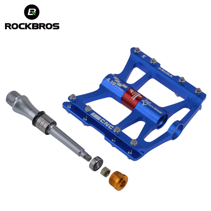 Велосипедные педали ROCKBROS ультралегкие из алюминиевого сплава 4 подшипника