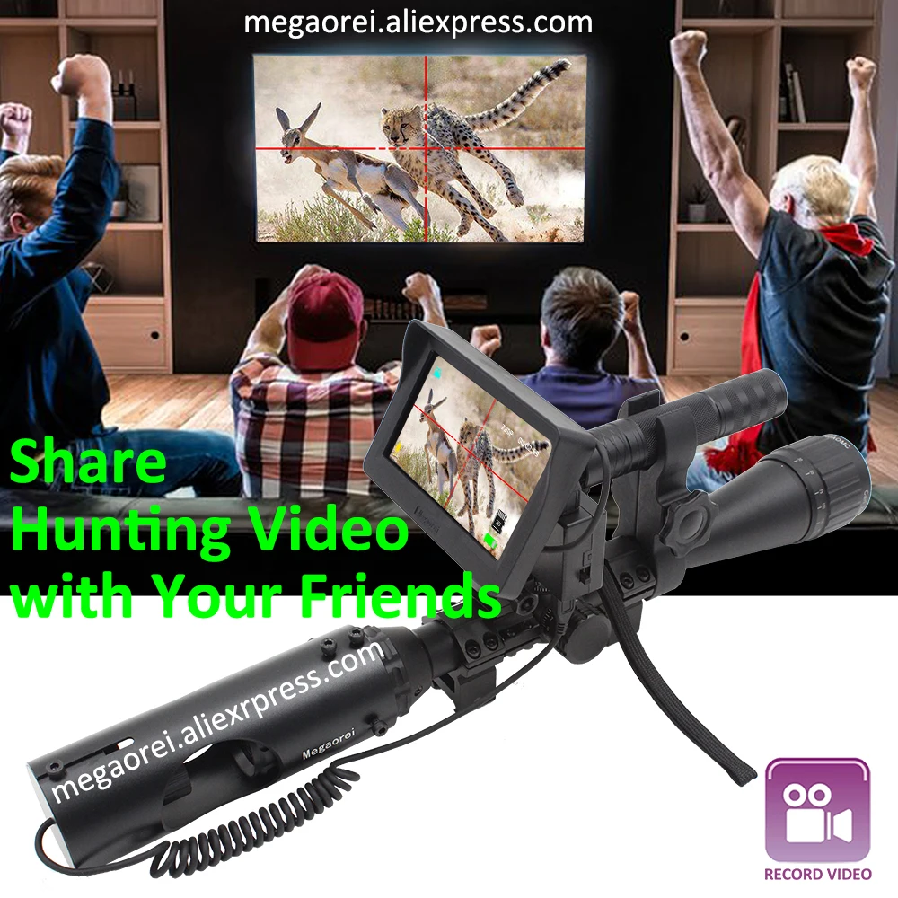 Megaorei2 прицел ночного видения с дополнительным креплением монокулярная охотничья