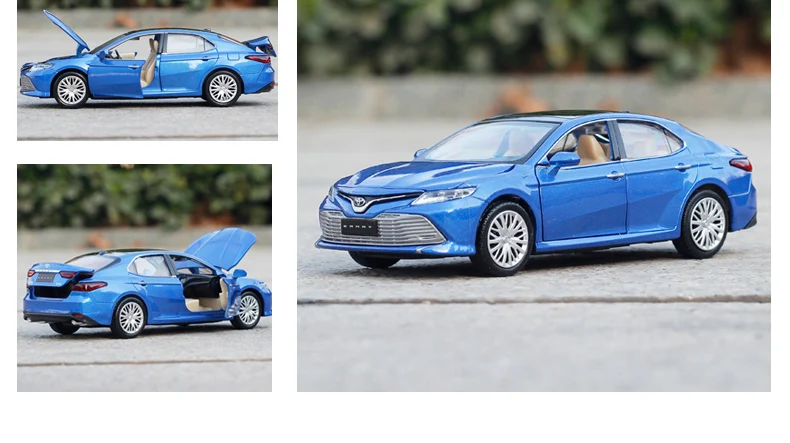 1:32 Toyota Camry Alloy Toy Vehicle Pull Back Diecast Model Car