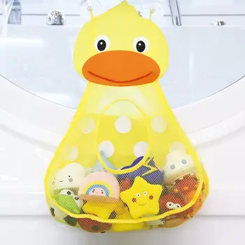 

Little Duck Little Frog Baby Kids Toy Storage Mesh with Strong Suction Cups Toy Bag Net Bathroom Baby Shower Bath Toys