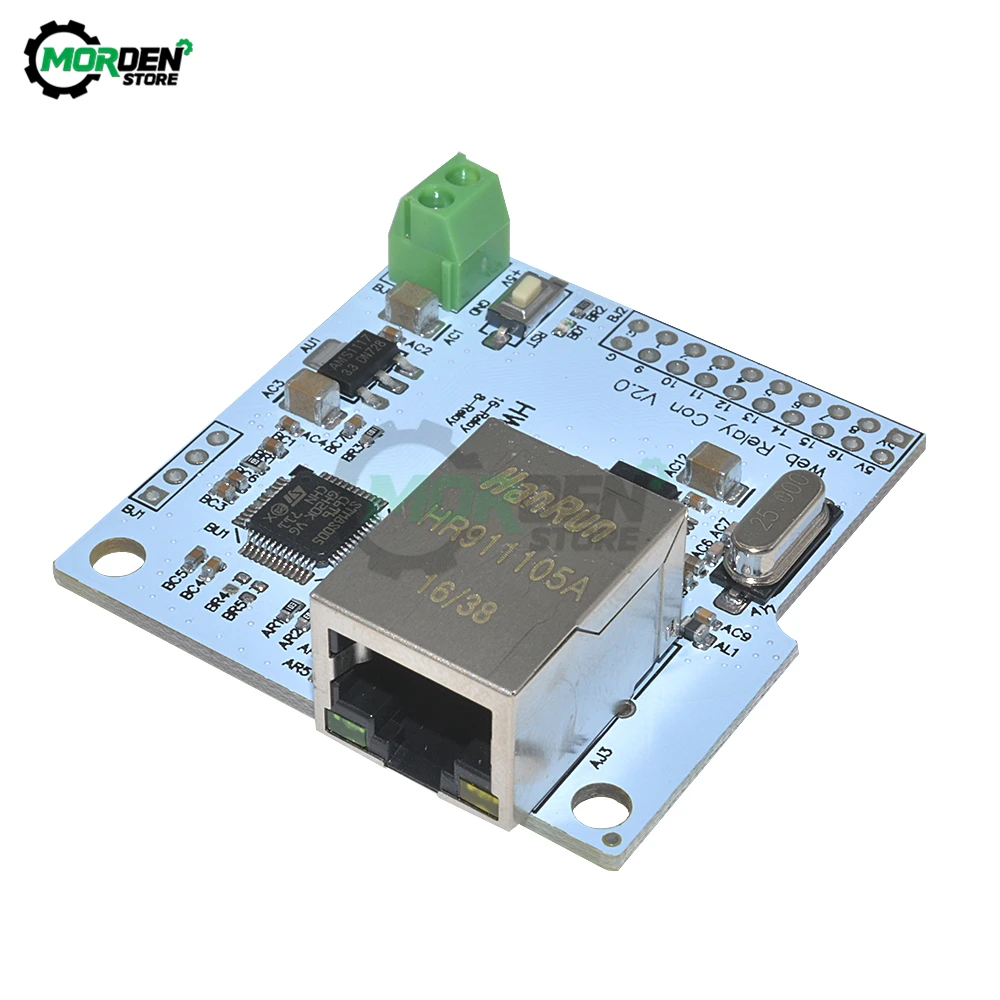 16 Channel ENC28J60 28J60 W5100 RJ45 Network web Relay Control