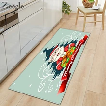 Zeegle Печатный Рождественский домашний входной коврик для прихожей Коврик для прихожей Добро пожаловать напольный коврик для двери Противоскользящий ковер для спальни гостиной